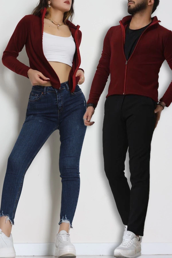 Polar Ceket Bordo - 52032.053.