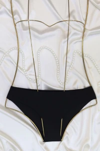 Lazer Kesim Bikini Külot Siyah - 5206.1783.