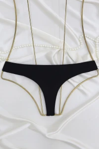 Lazer Kesim String Külot Siyah - 5207.1783.