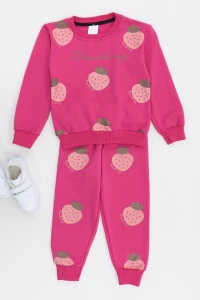 4-10 Yaş İki İp Şardonlu İkili Takım Pembe - 52114.1776.