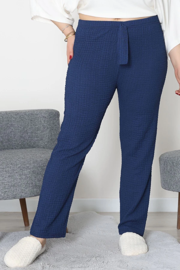 Büyük Beden Bubble Alt Lacivert - 52124.1567.