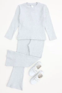 5-12 Yaş İnterlok Fitilli Takım Gri - 52185.1567.