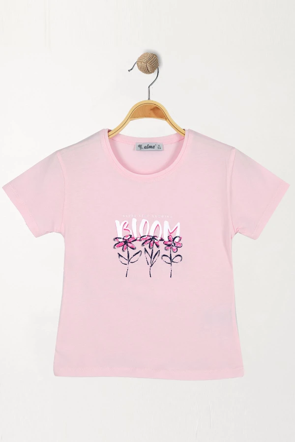 2-5 Yaş Çocuk Tişört Pembe - 5250174.1576.