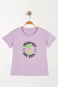 2-5 Yaş Çocuk Tişört Lila - 5250175.1576.