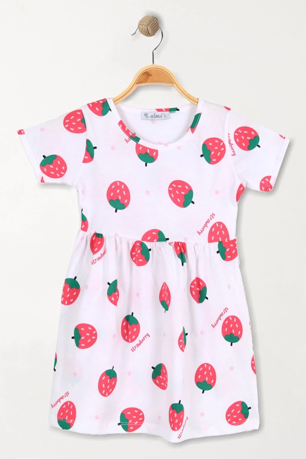 1-4 Yaş Çocuk Elbise Beyaz - 5250191.1576.