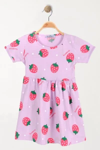 1-4 Yaş Çocuk Elbise Lila - 5250191.1576.