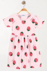 1-4 Yaş Çocuk Elbise Pudra - 5250191.1576.