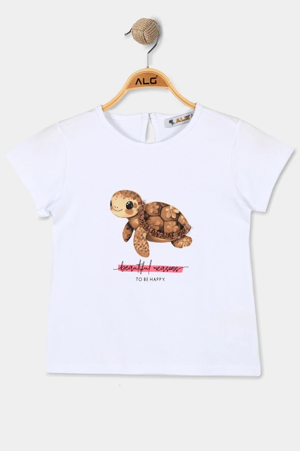 2-5 Yaş Çocuk Tişört Beyaz - 5254119.1576.