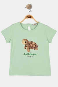 2-5 Yaş Çocuk Tişört Suyeşili - 5254119.1576.