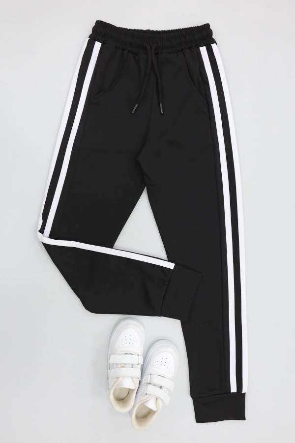 8-16 Yaş Dalgıç Eşofman Altı Siyah - 55036.2066.