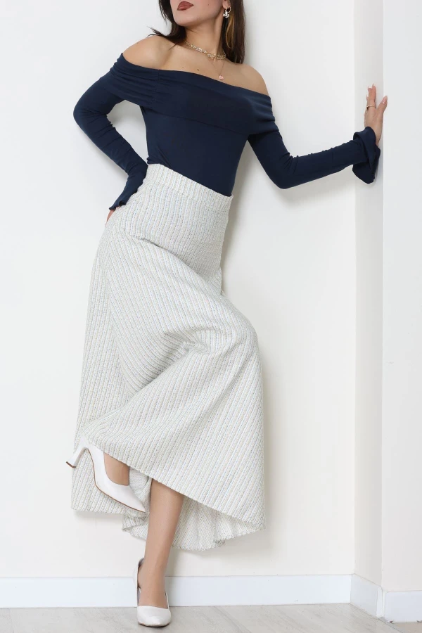 Çizgili Çan Etek Bebemavi - 60627.2126.