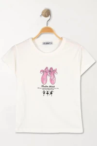 6-9 Yaş Çocuk Tişört Beyaz - 6250106.1576.