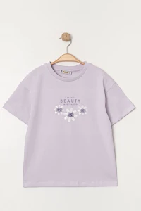 6-9 Yaş Çocuk Tişört Lila - 6254101.1576.