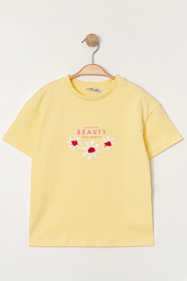 6-9 Yaş Çocuk Tişört Sarı - 6254101.1576.