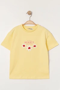 6-9 Yaş Çocuk Tişört Sarı - 6254101.1576.
