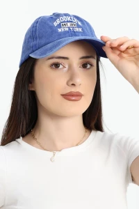 Baskılı Şapka Saks - 70156.1736.