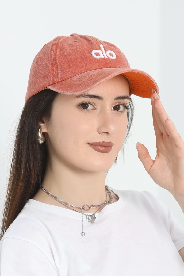 Nakışlı Şapka Kiremit - 70157.1736.