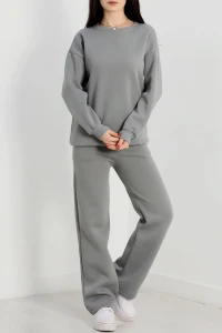 Üç İplik Eşofman Takımı Antrasit - 70779.1878.