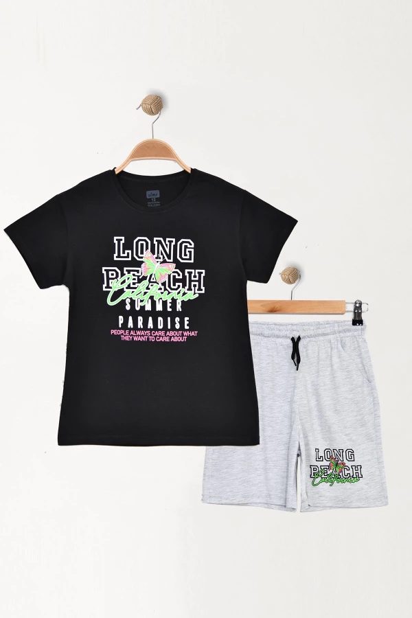 8-12 Yaş Çocuk Takım Siyah - 724193.1576.