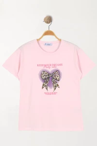 10-13 Yaş Çocuk Tişört Pembe - 7250200.1576.