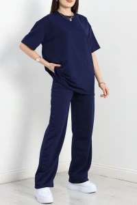 Oversize İki İplik Wortex Takım Lacivert - 80303.1878.