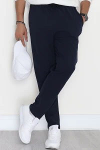 Zra Krep Likralı Erkek Günlük Pantolon Lacivert - 90114.1837.