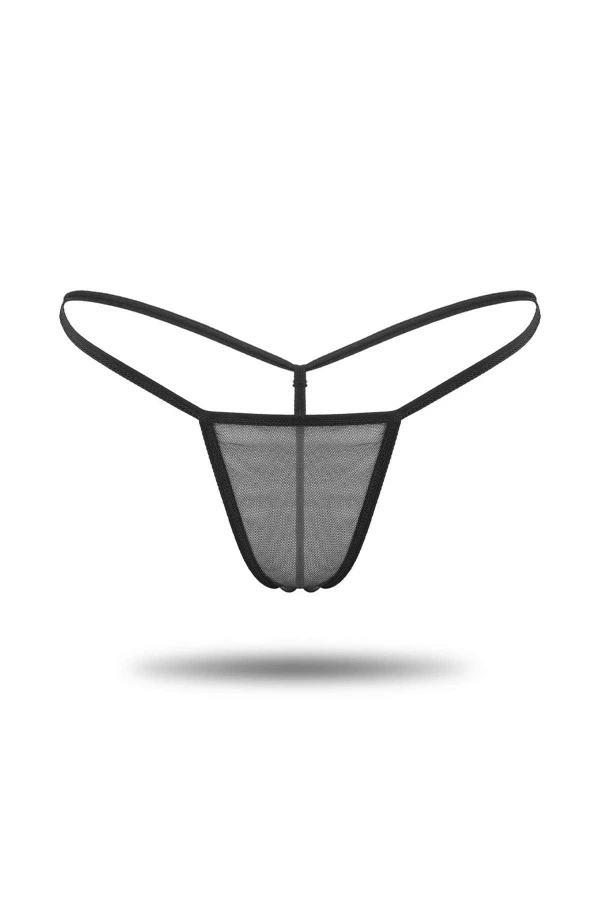 Tül Tanga Külot Siyah - 1161.1364.