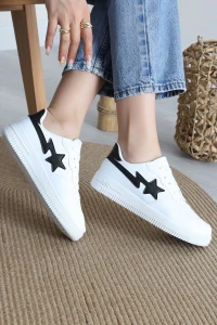 Günlük Ayakkabı Beyazsiyah - 12149.264.