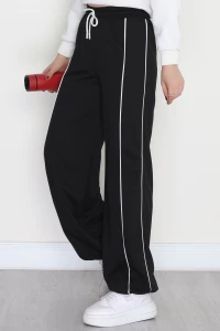 2 İplik Paça Stoperli Eşofman Altı Siyah - 40019.1857.