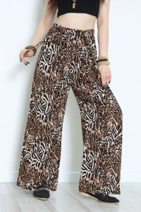 Desenli Dokuma Pantolon Leopar2 - 12333.1095.