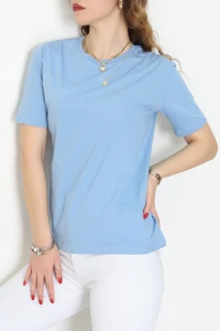 Bisiklet Yaka Lüks Penye Tişört Bebemavi - 80100.1878.