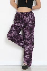 Desenli Dokuma Pantolon Morbeyaz - 12333.1095.