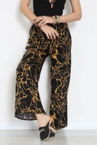 Desenli Dokuma Pantolon Siyahhardal - 12333.1095.
