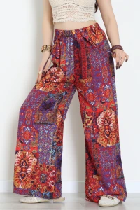 Desenli Dokuma Pantolon Kiremitsarı - 12333.1095.