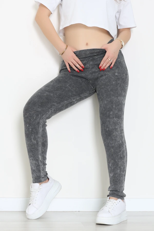 Yıkamalı Kaşkorse Tayt Antrasit - 42905.1748.