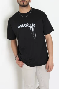 Wortex Oversize Erkek Tişört Siyah - 31695.1878.