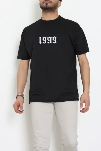 Wortex Oversize Erkek Tişört Siyah - 31700.1878.