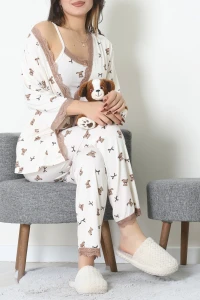 3 Lü Set Pijama Takımı Fiyonkayı - 623.1287.