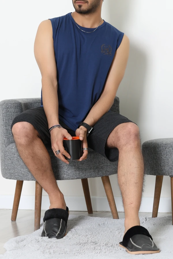 Süprem Nakışlı Erkek Pijama Takımı Lacianti - 41983.1048.