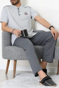 Süprem Kısa Kollu Erkek Pijama Takımı Grianti - 41986.1048.