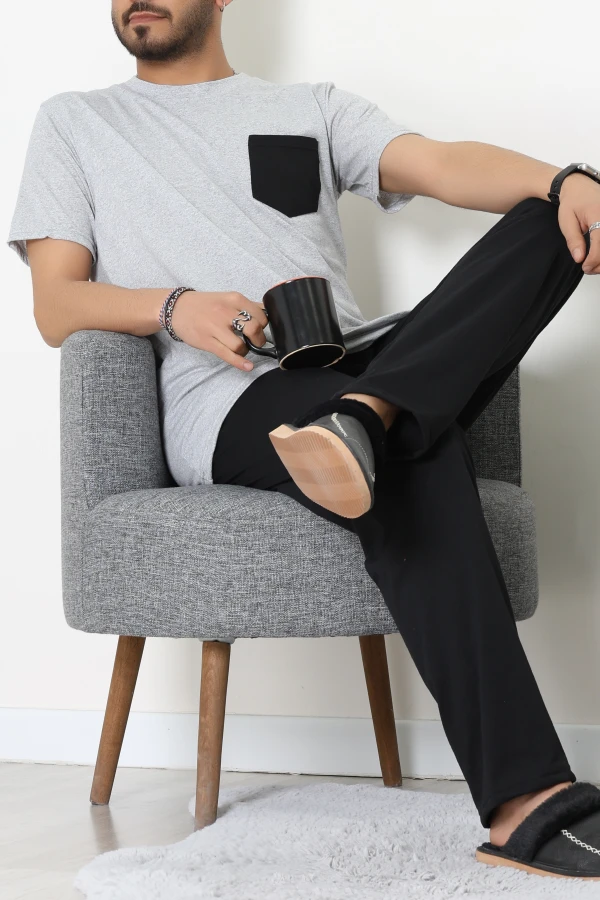 Erkek Pijama Takımı Grisiyah - 70605.1048.