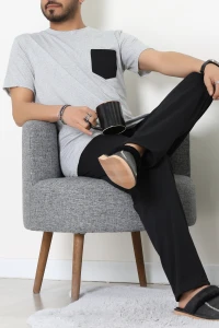 Erkek Pijama Takımı Grisiyah - 70605.1048.