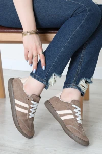 Süet Spor Ayakkabı Koyuvizon - 31839.264.