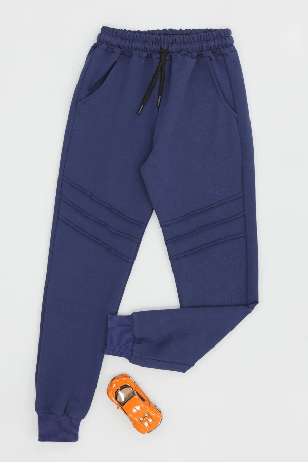 8-16 Yaş 2 İplik Penye Eşofman Altı Lacivert - 55037.2066.