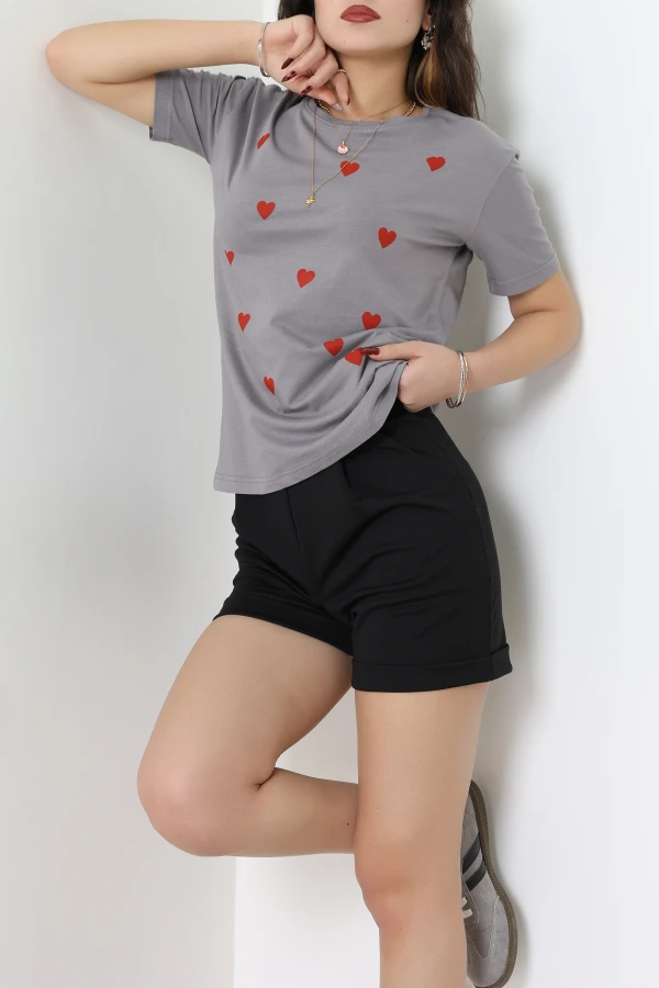 Suprem Baskılı Tişört Boyalıgri - 31890.1878.