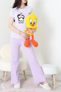 Kaşkorse Pijama Takımı Lila - 52221.1567.