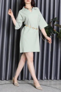 Polo Yaka Elbise Çağla - 125250.1994.