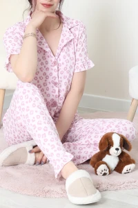 Bürümcük Fırfırlı Pijama Takımı Benek - 127.1287.