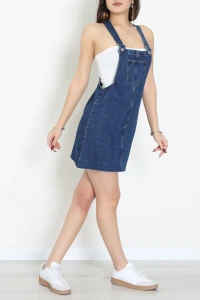 Salopet Kot Elbise Lacivert - 32362.2088.