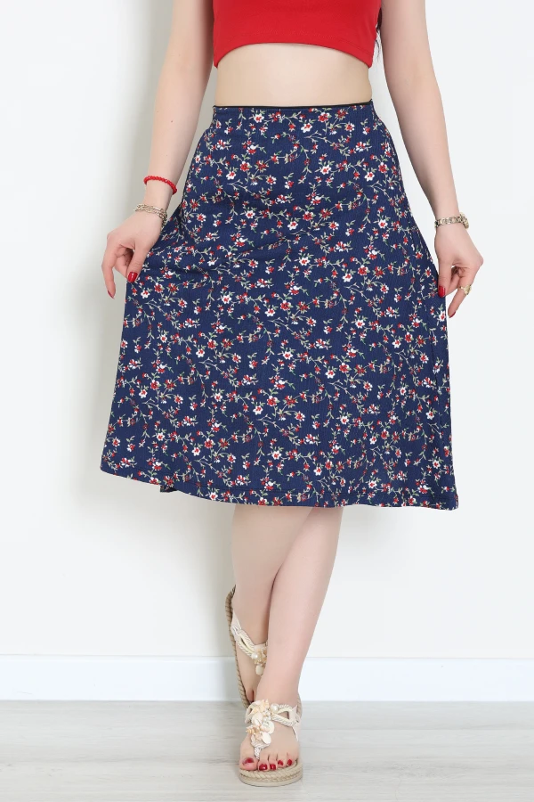 Desenli Bürümcük Etek Laciçiçekli - 42920.1567.